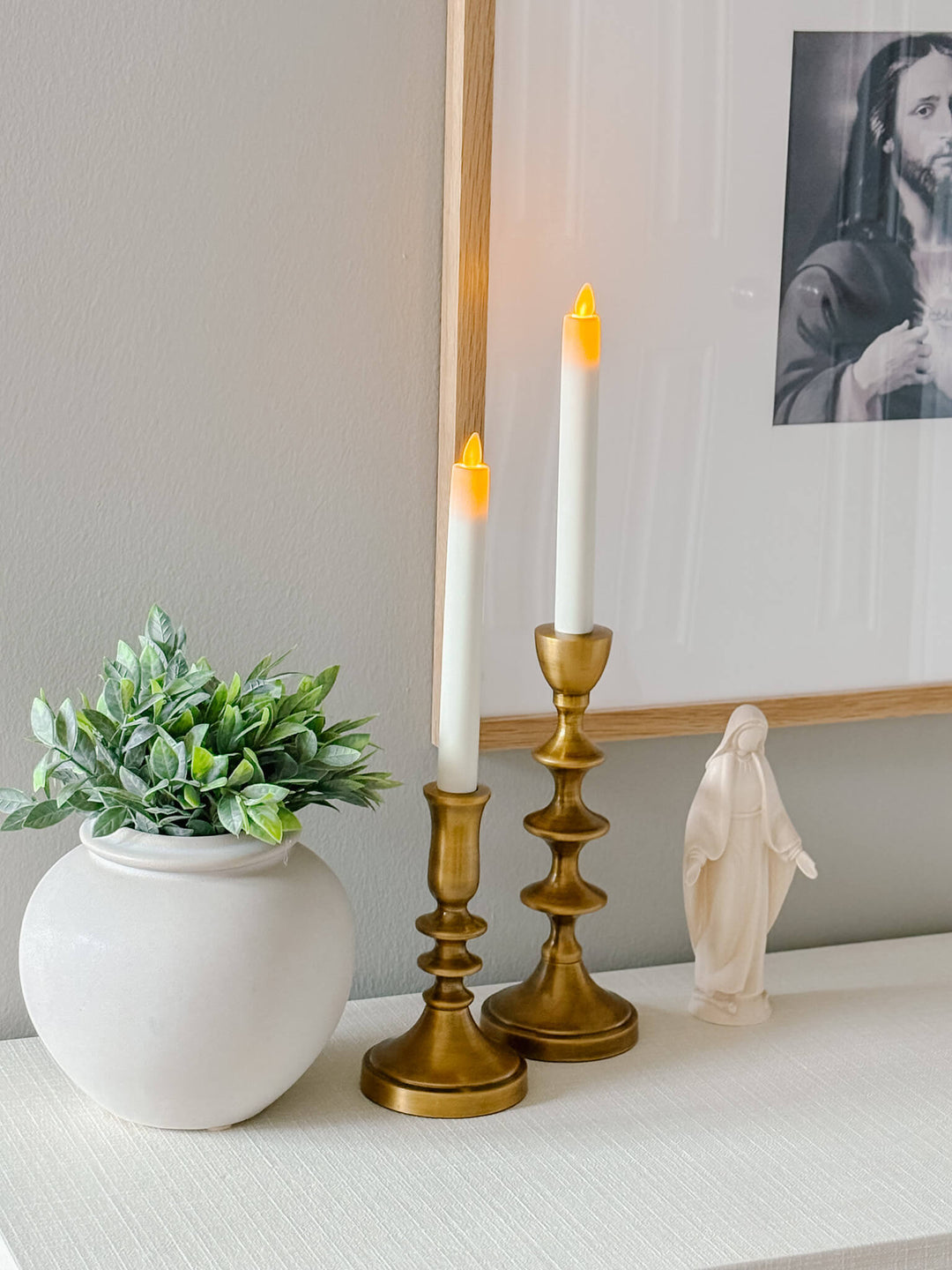 Home Altar Taper Candle Holders - Set of Two – House of Joppa