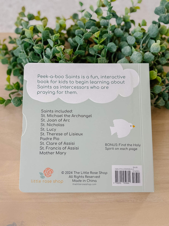 Peek-A-Boo Saints Catholic Board Book