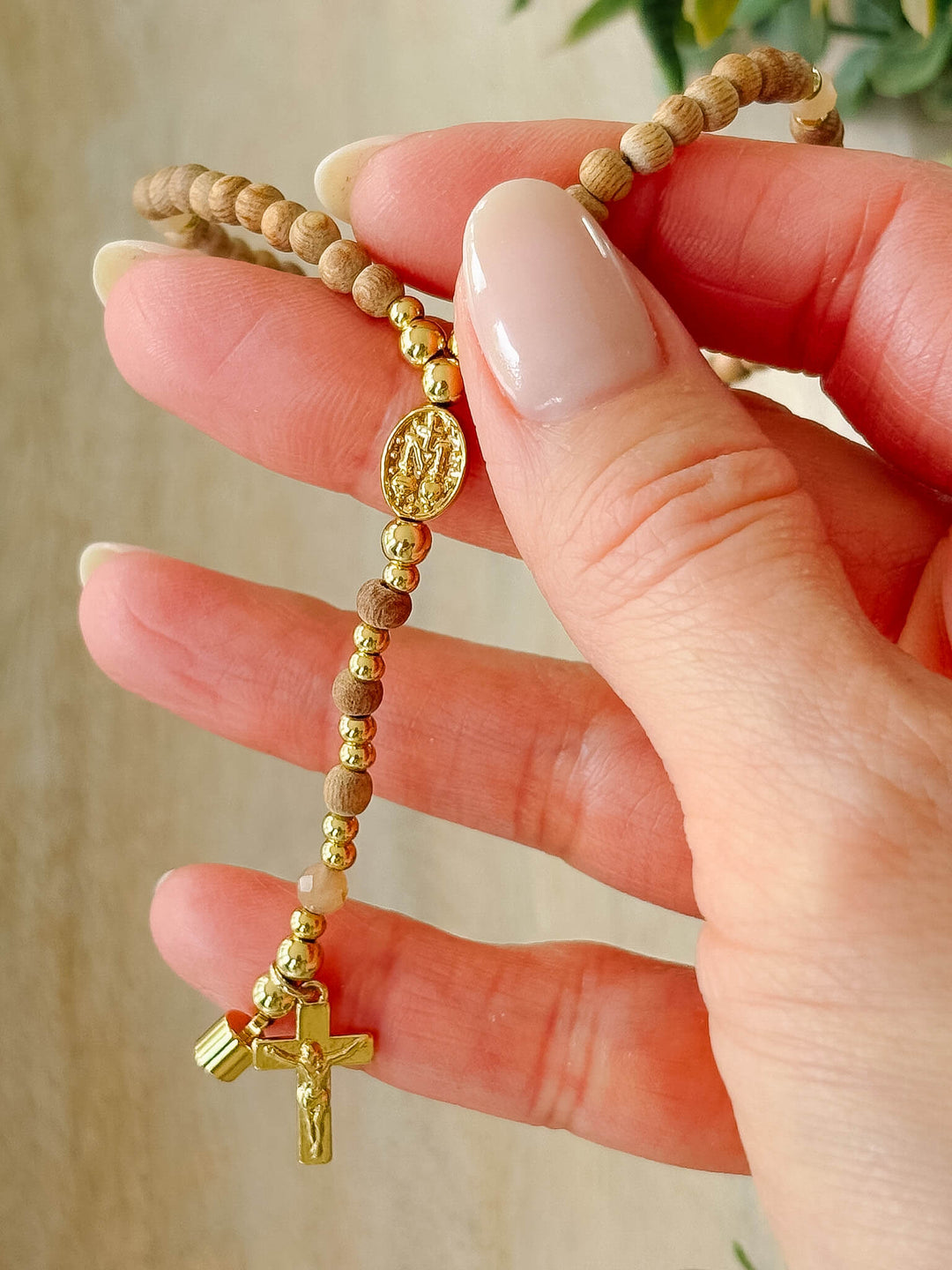 Rosewood Full Rosary Bracelet – House of Joppa