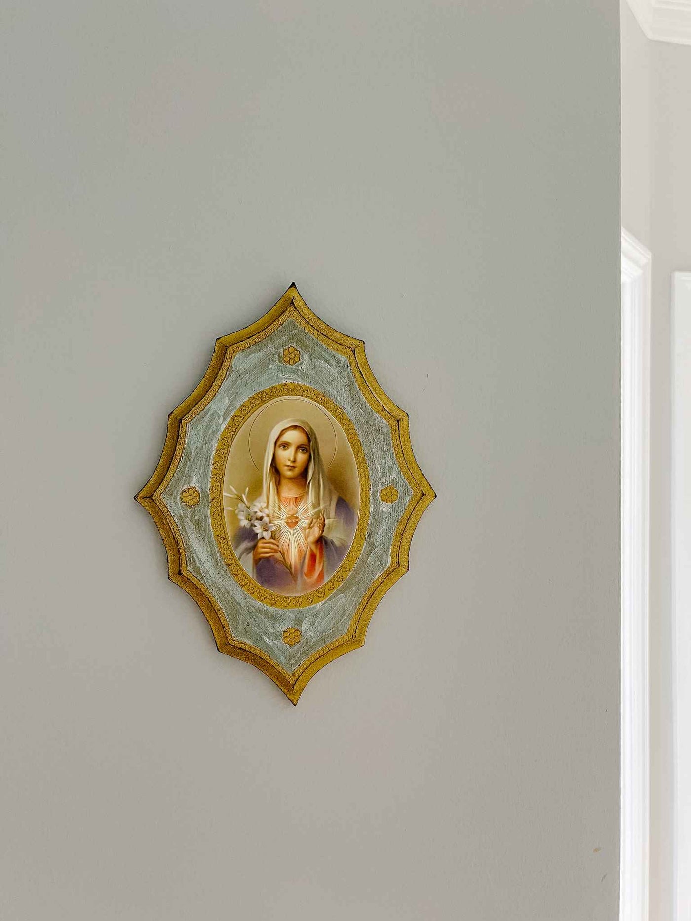 Immaculate Heart of Mary - Florentine Plaque