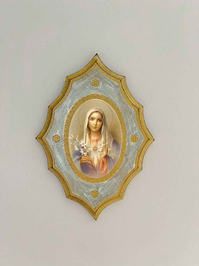 Immaculate Heart of Mary - Florentine Plaque