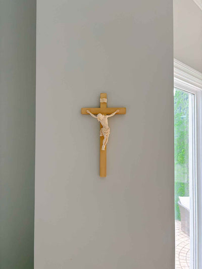 Italian Wooden Crucifix