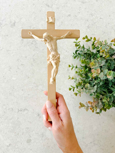 Italian Wooden Crucifix