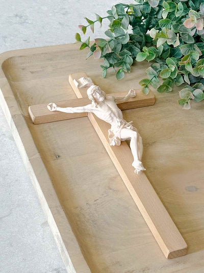 Italian Wooden Crucifix