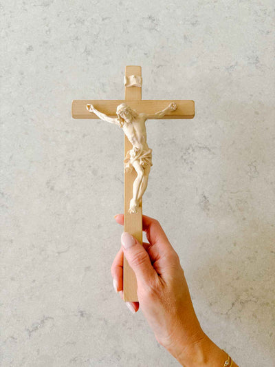 Italian Wooden Crucifix