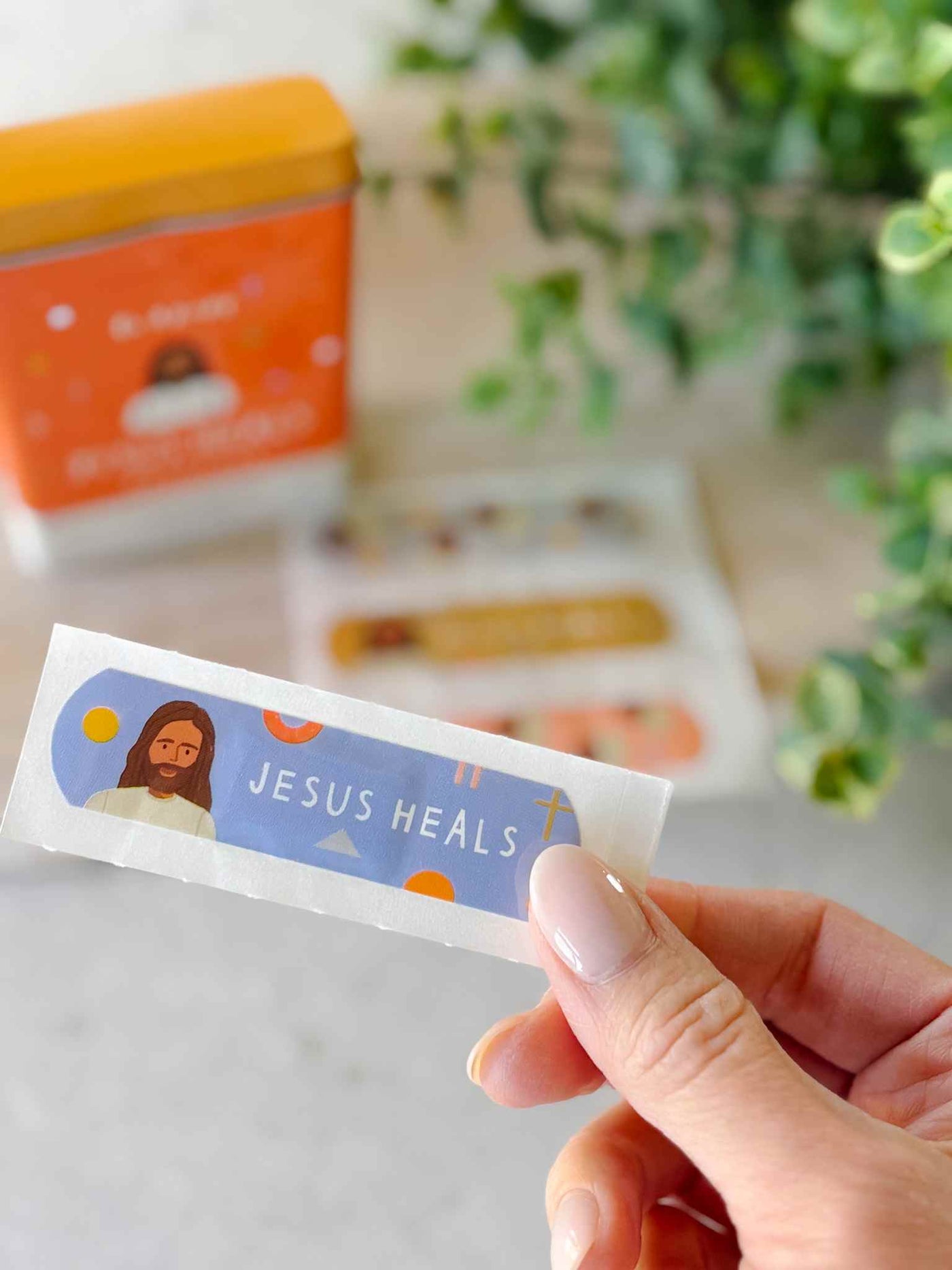 Jesus Heals Bandages
