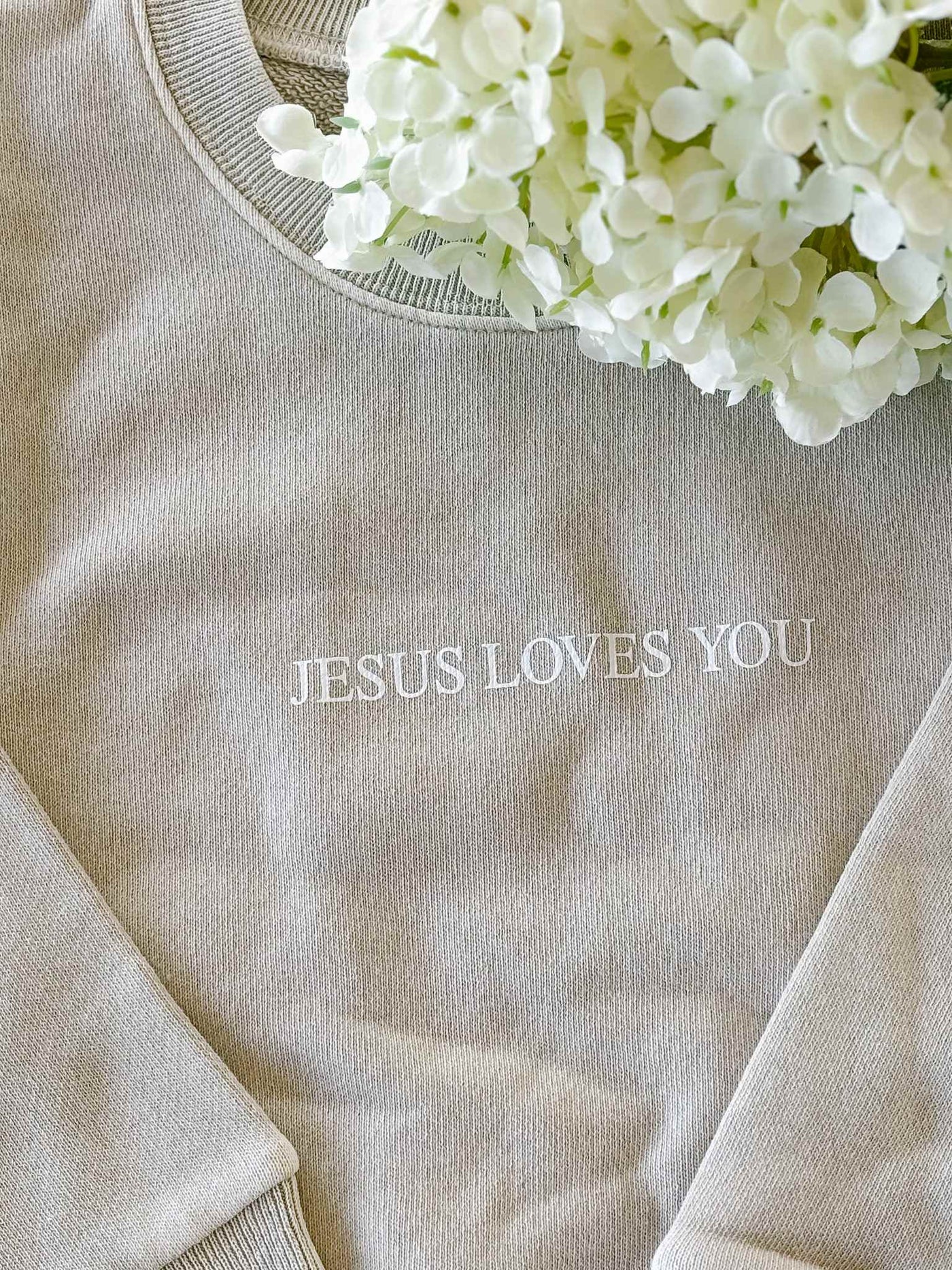 Jesus Loves You - Kids Crewneck - Neutral