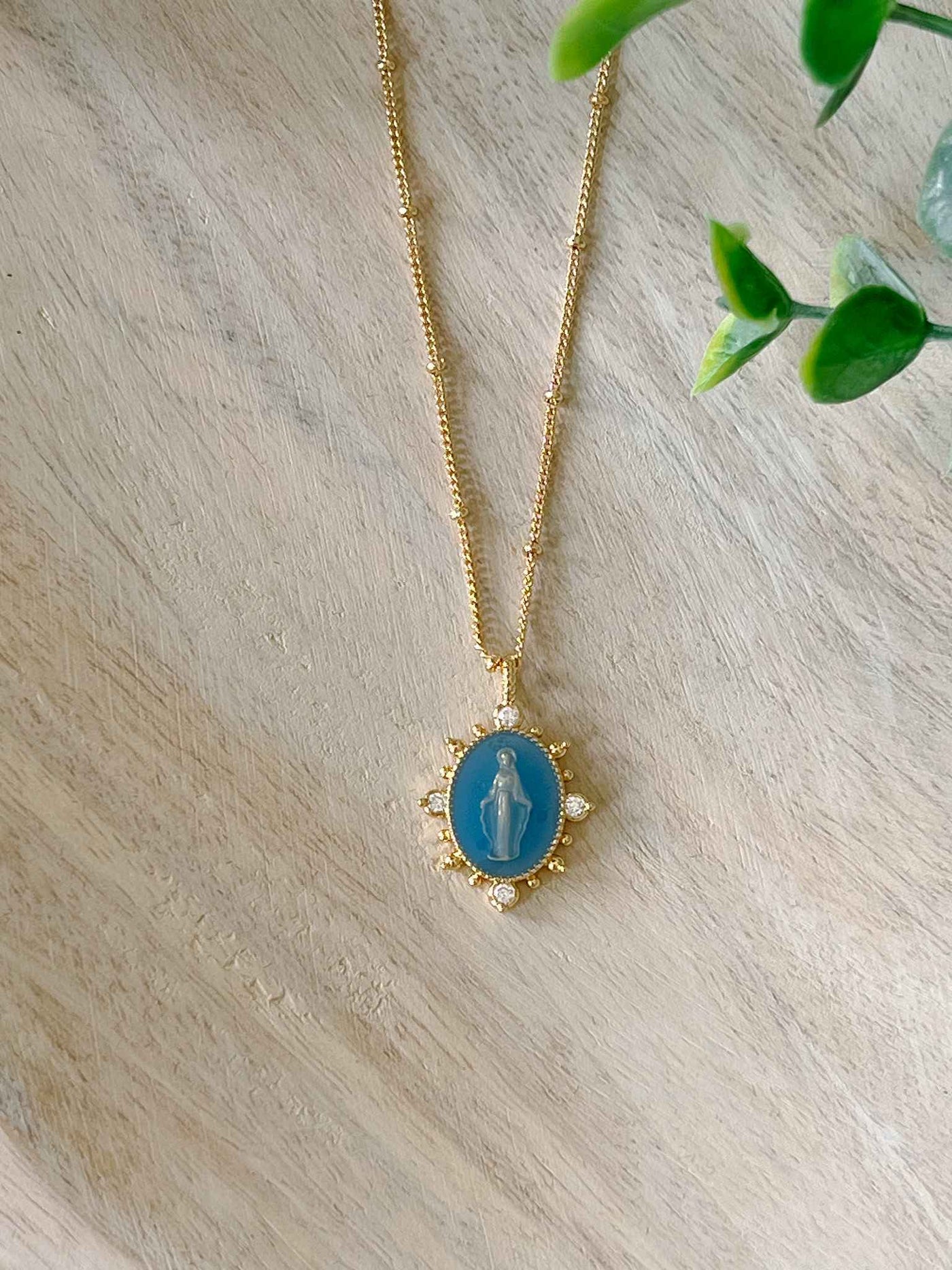 Lady Lourdes Necklace - French Blue