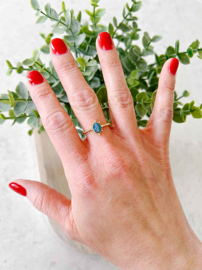 Lady Lourdes Ring- French Blue