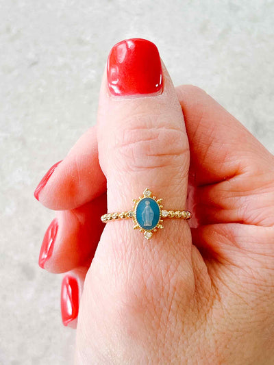 Lady Lourdes Ring- French Blue