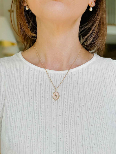 Lady Lourdes Necklace - Heavenly Pink