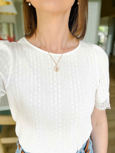 Lady Lourdes Necklace - Heavenly Pink