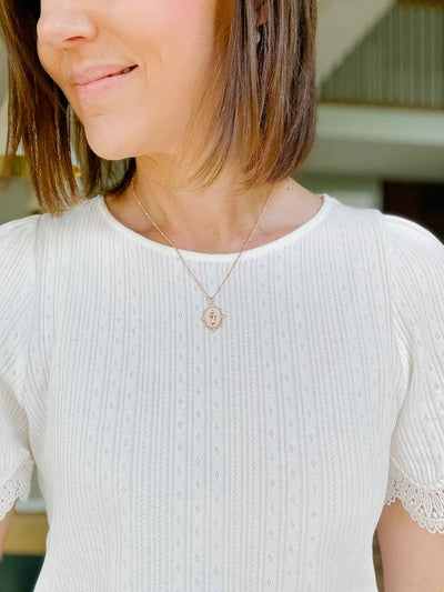 Lady Lourdes Necklace - Heavenly Pink