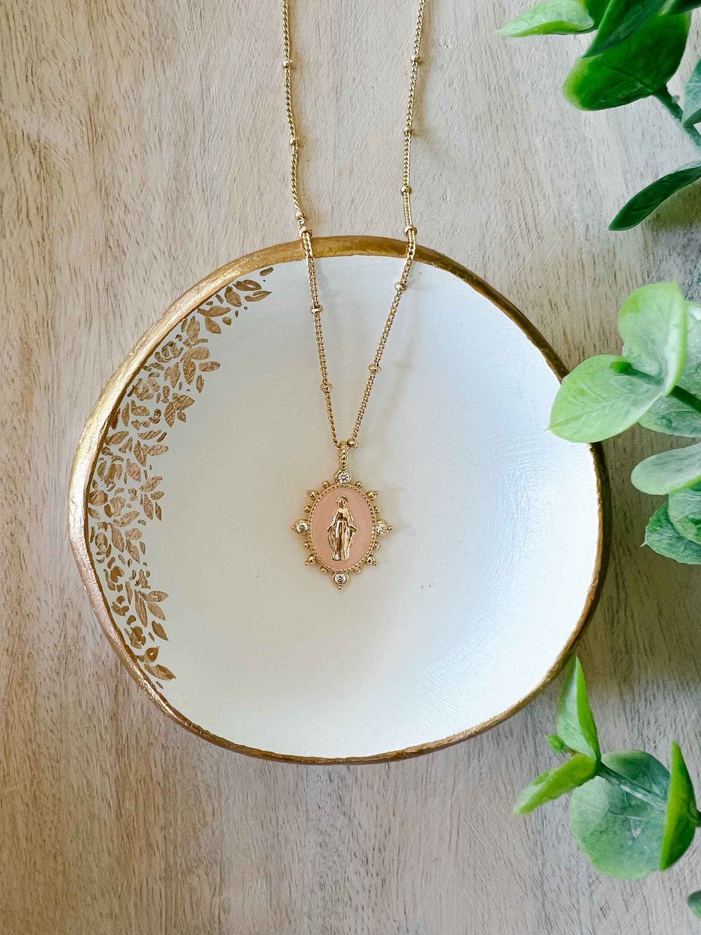 Lady Lourdes Necklace - Heavenly Pink