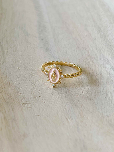 Lady Lourdes Ring - Heavenly Pink