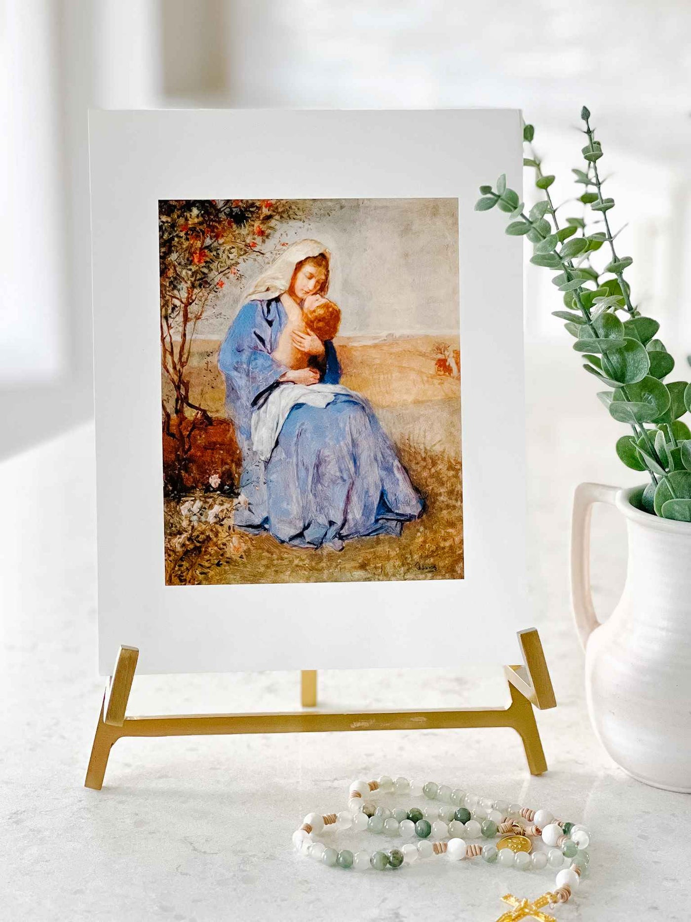 Madonna with her Child - Print