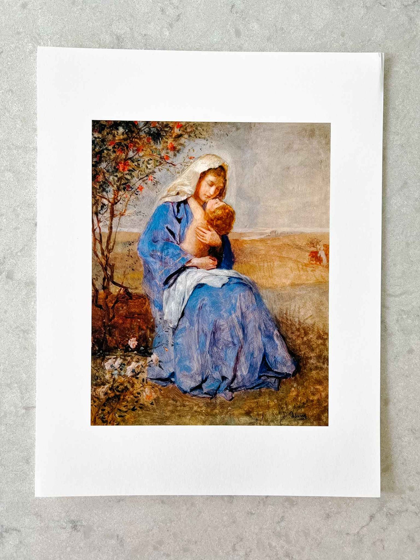 Madonna with her Child - Print