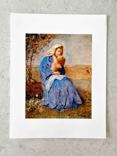 Madonna with her Child - Print