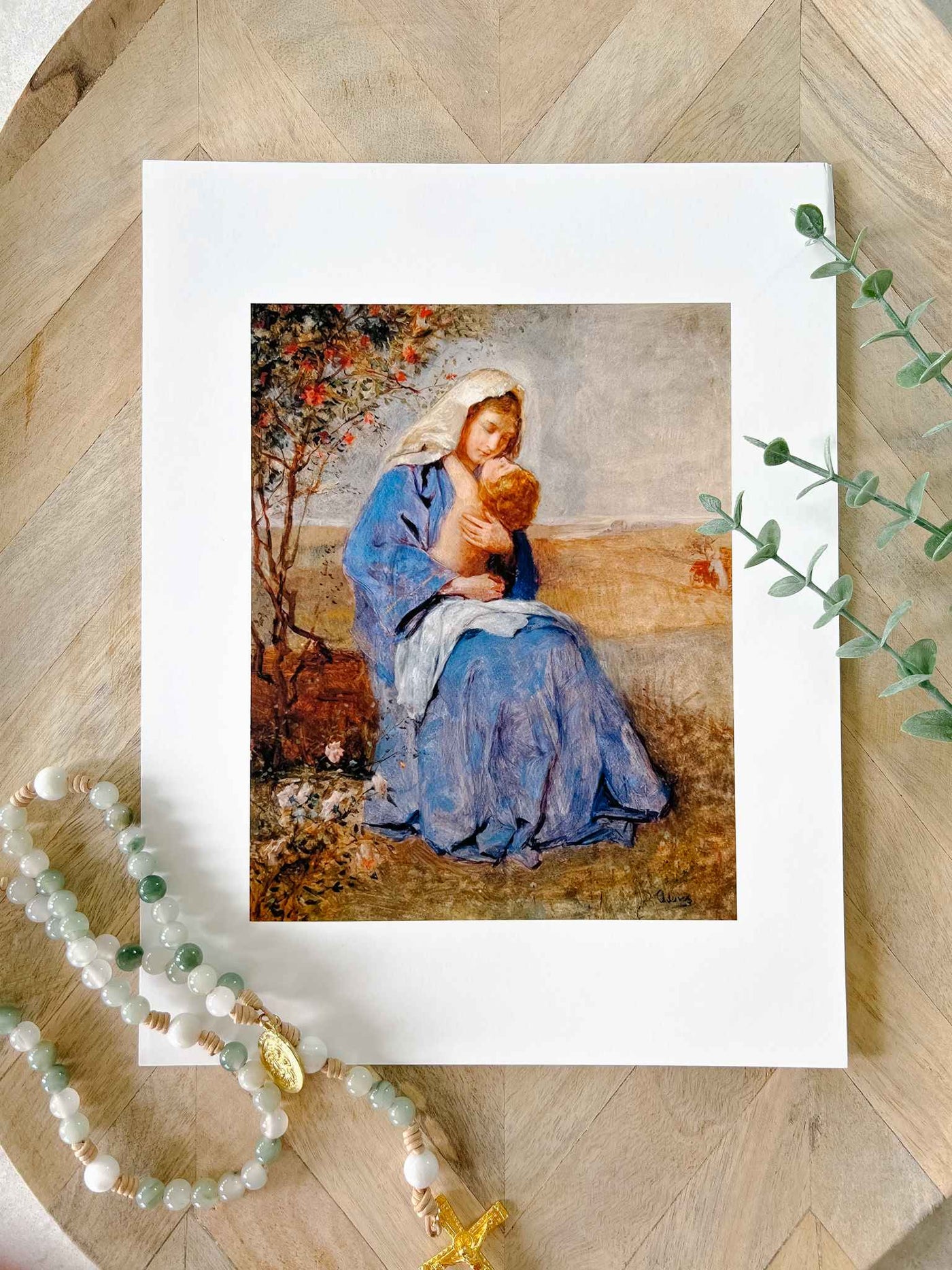 Madonna with her Child - Print