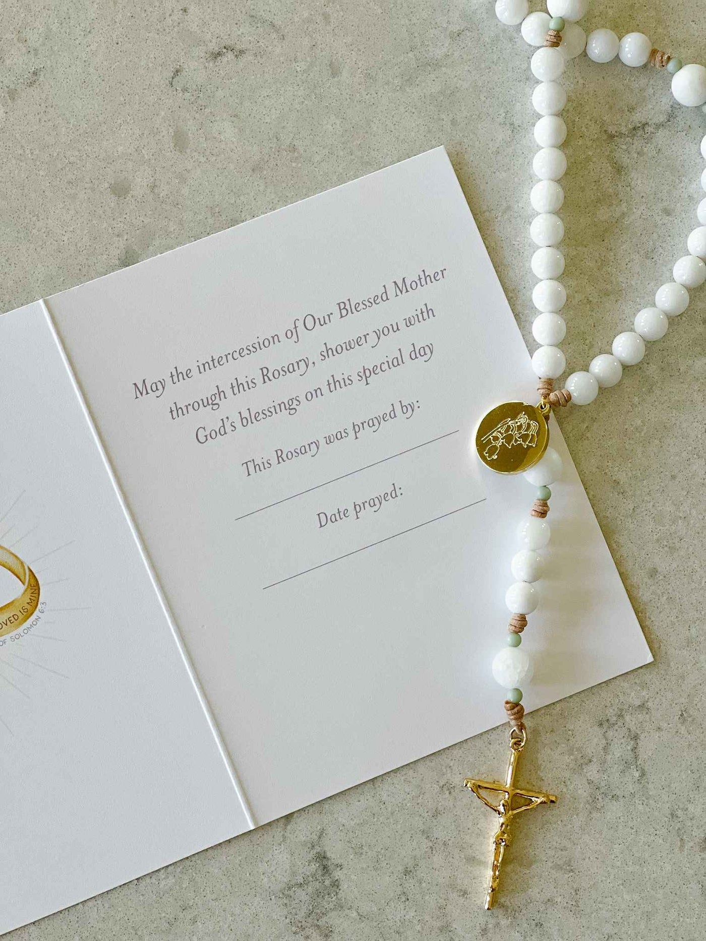 Marriage Sacrament - Rosary Card