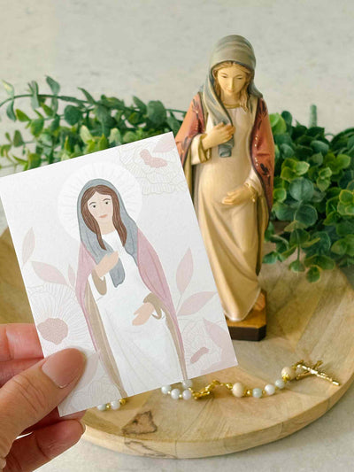 Mary, Tabernacle of Love Prayer Card
