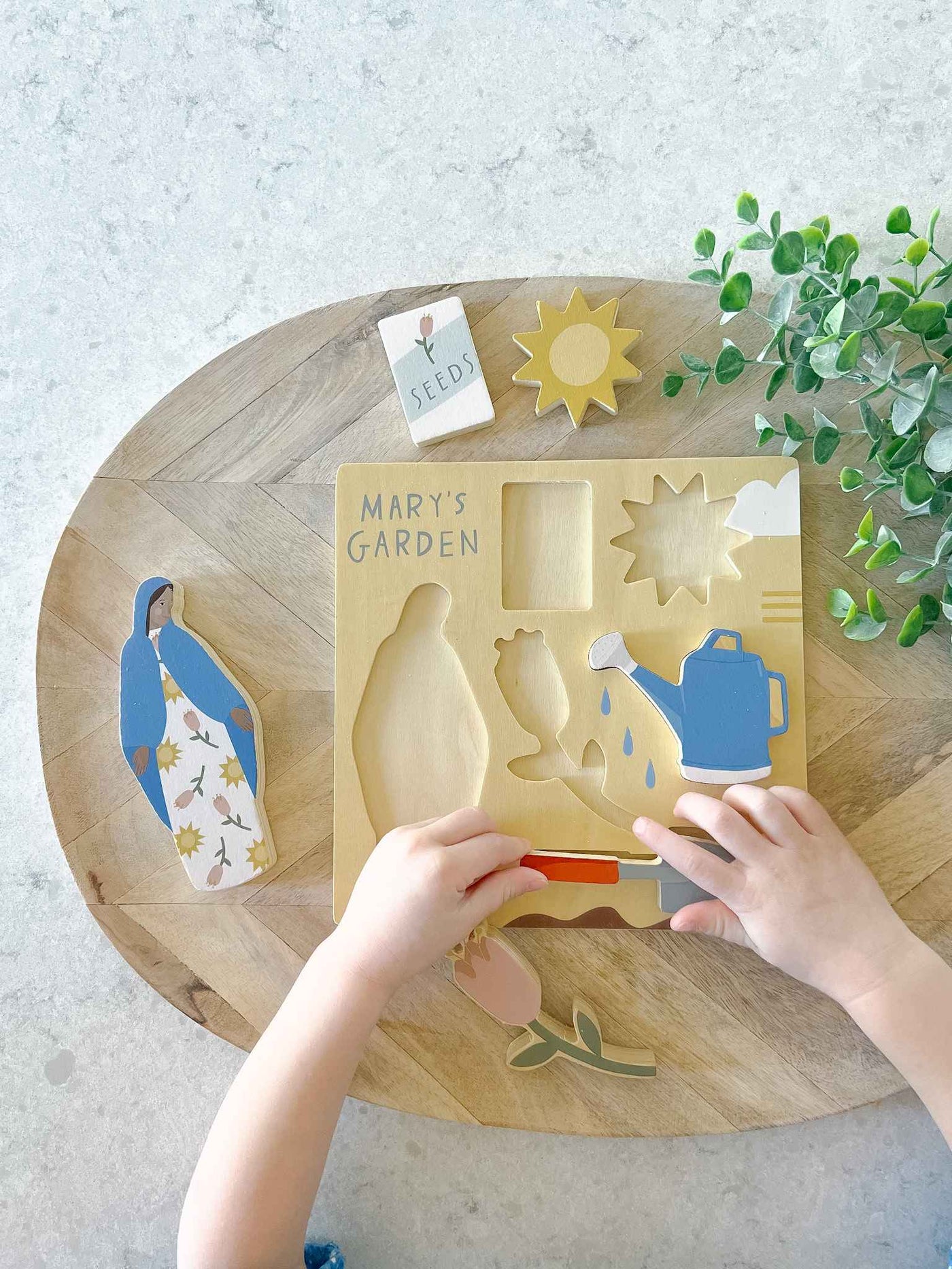 Mary's Garden Wooden Puzzle