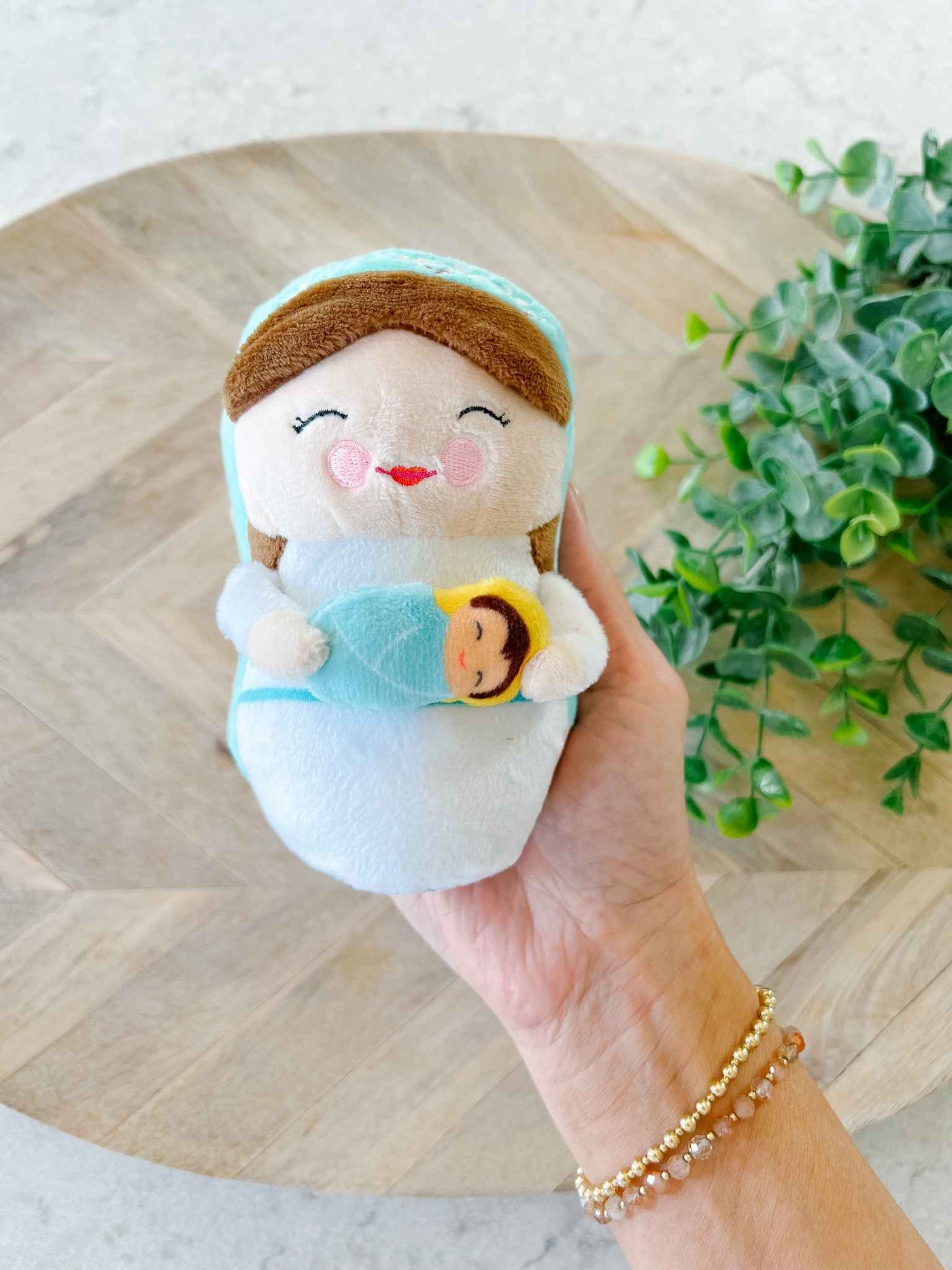 Mini Mother Mary Plush Doll