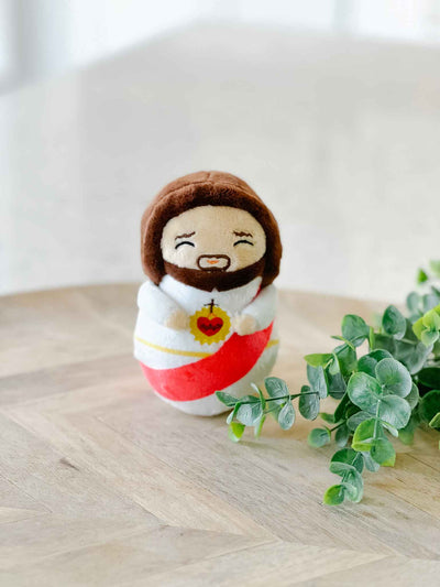 Mini Sacred Heart of Jesus Plush Doll