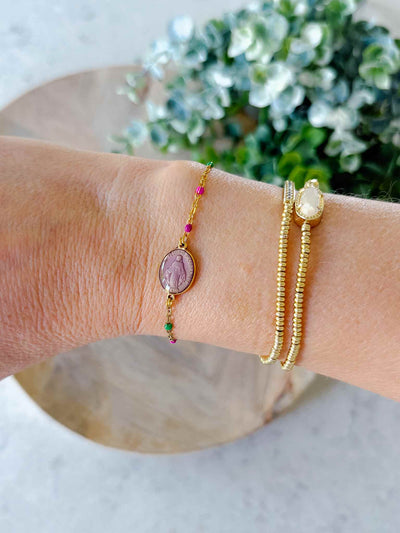 Mini Santa Bracelet - Basilic (Plum)