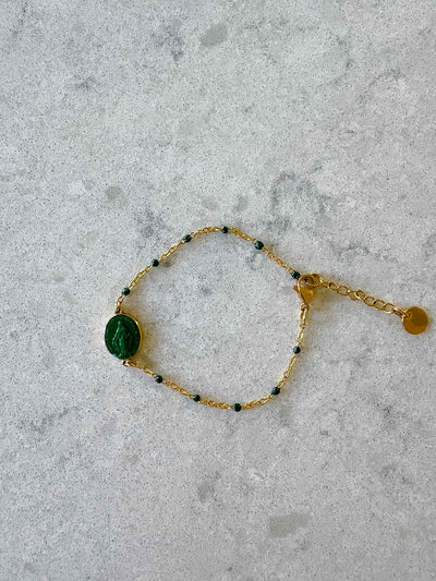 Mini Santa Bracelet - Forrest Green