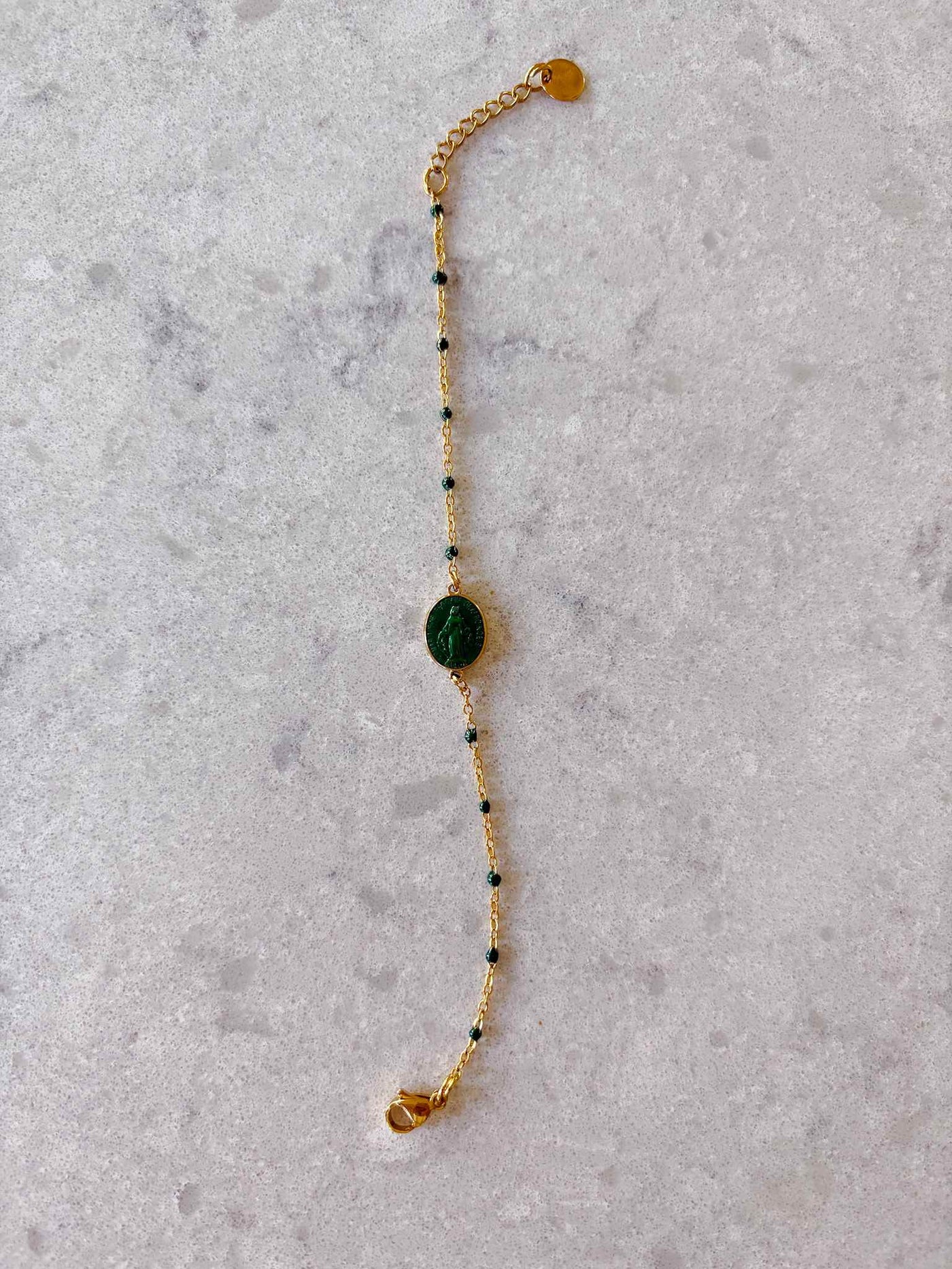 Mini Santa Bracelet - Forrest Green