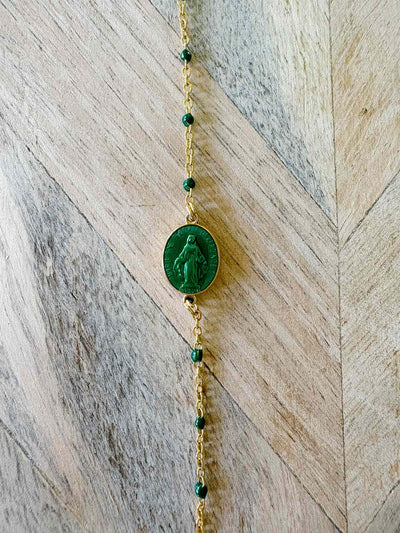 Mini Santa Bracelet - Forrest Green