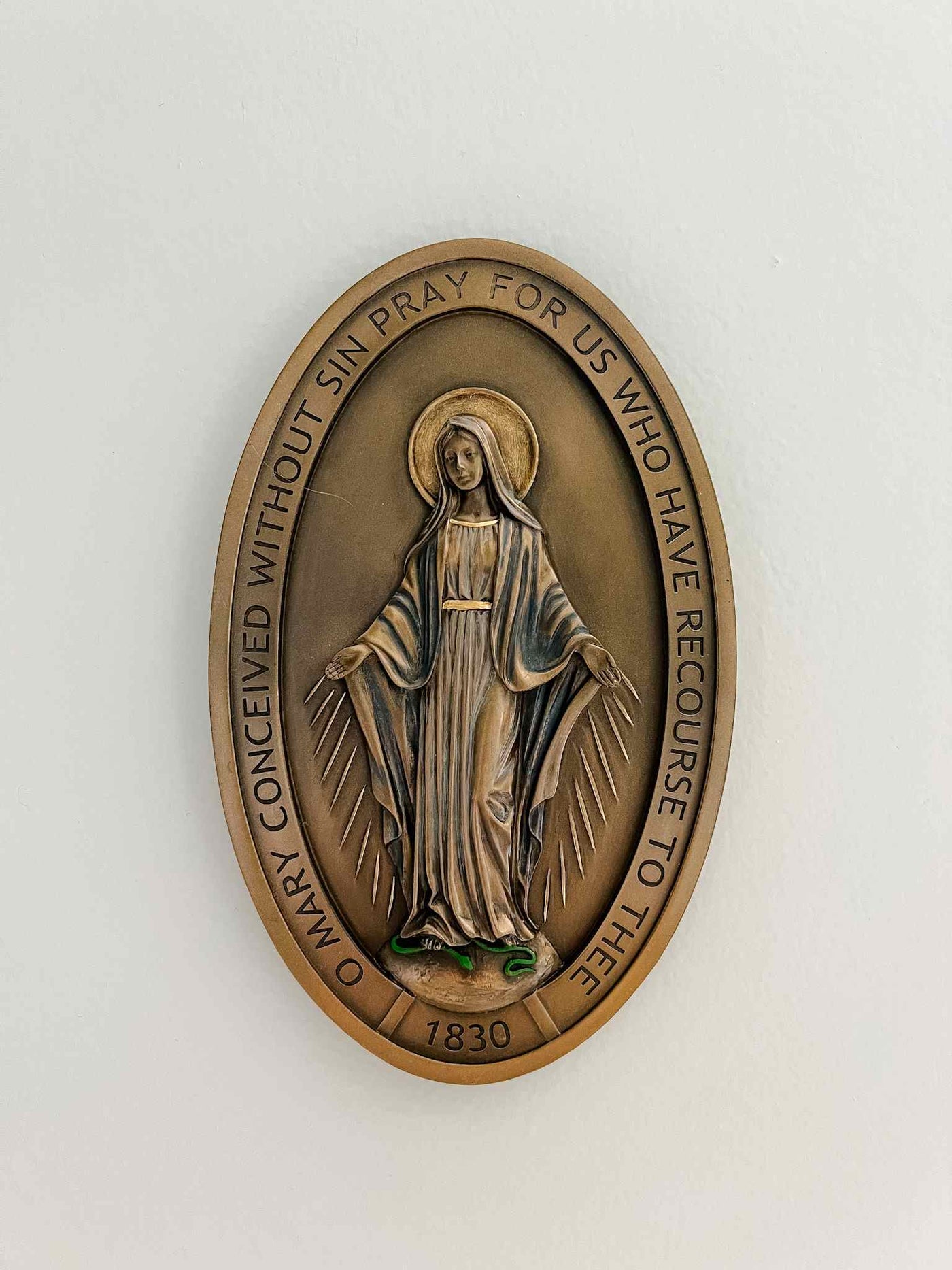 Miraculous Medal Wall Plaque