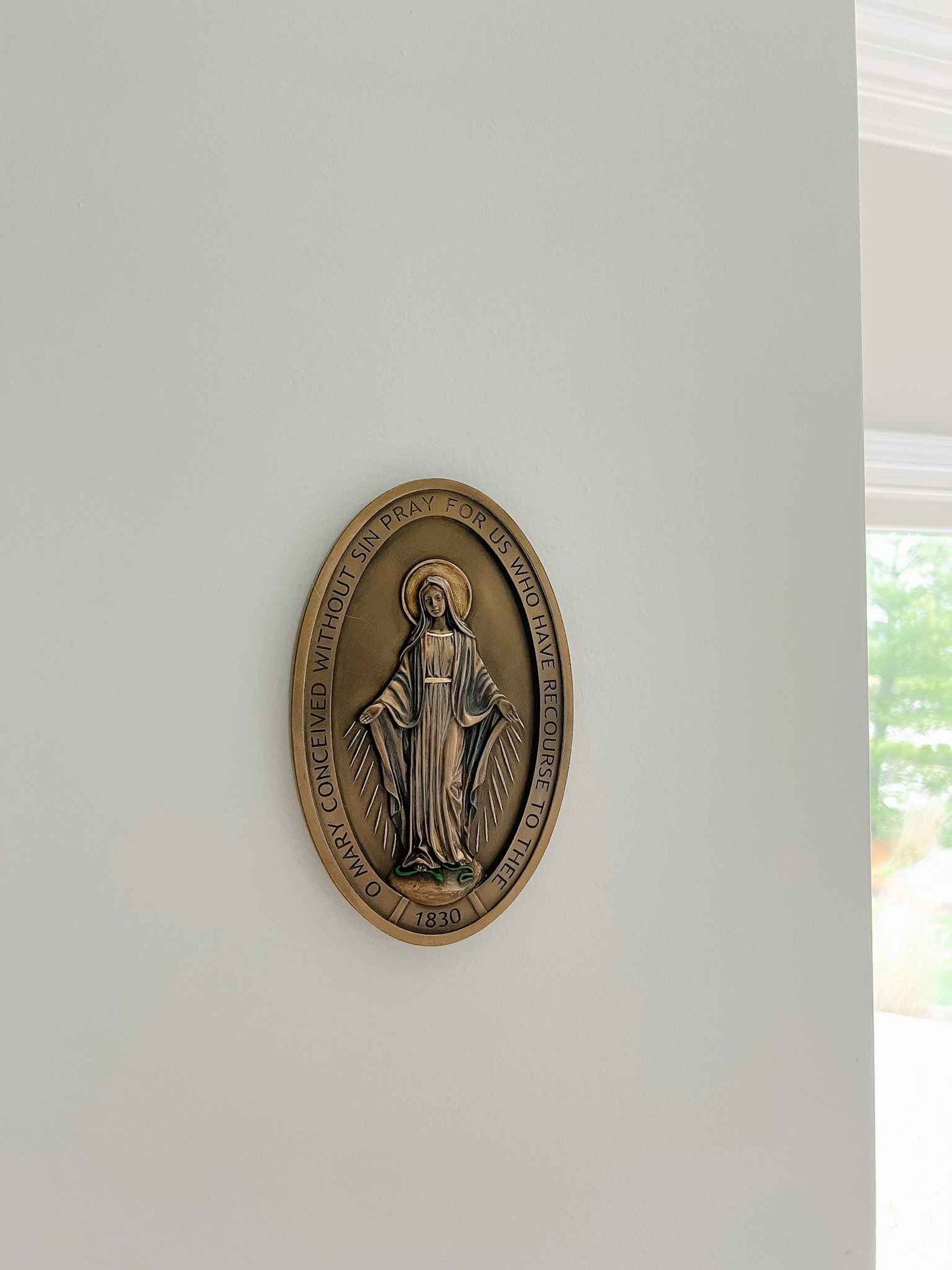 Miraculous Medal Wall Plaque