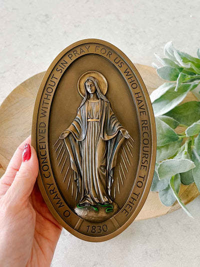 Miraculous Medal Wall Plaque