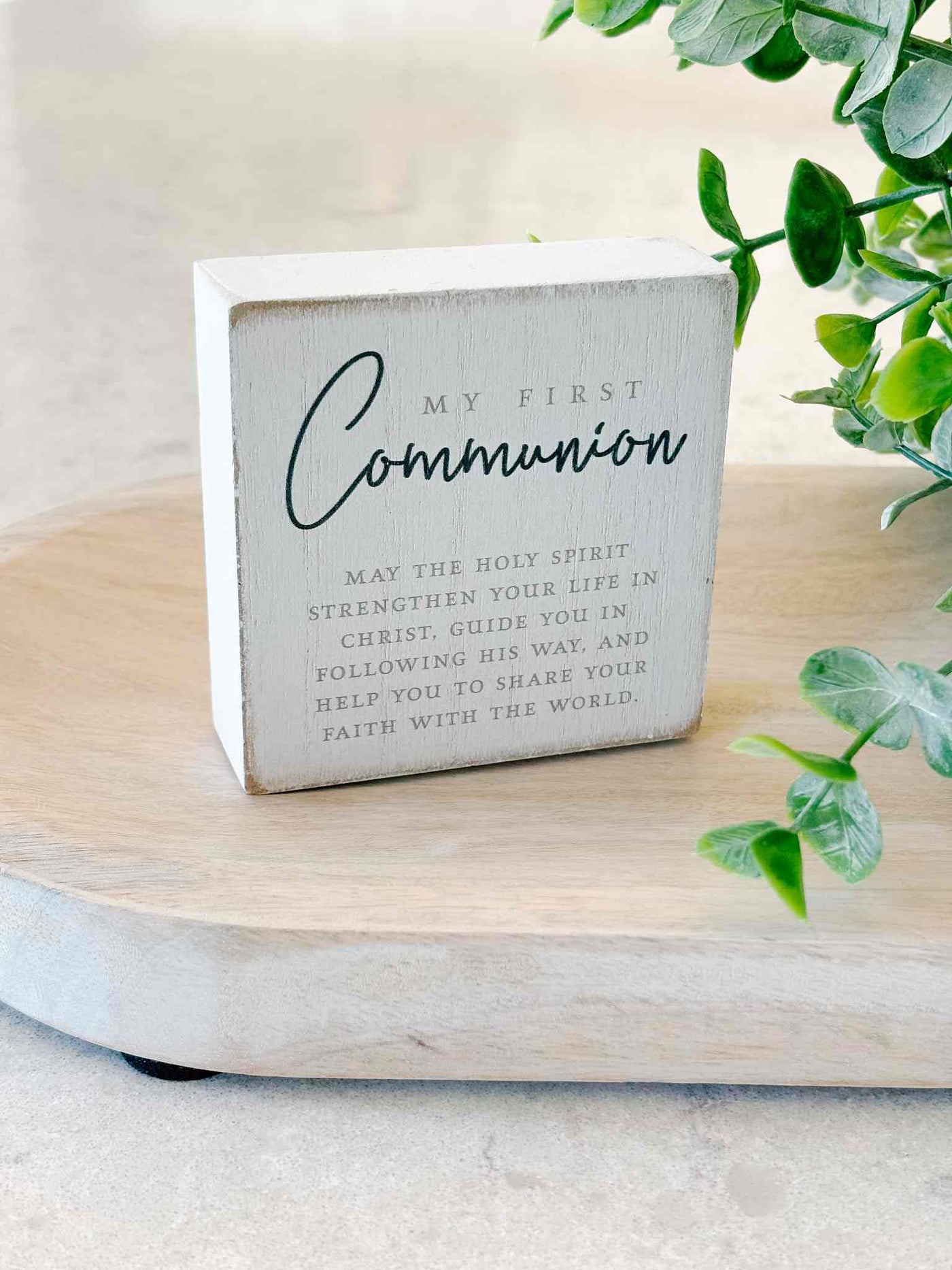 My First Communion - Tabletop Plaque