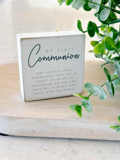 My First Communion - Tabletop Plaque
