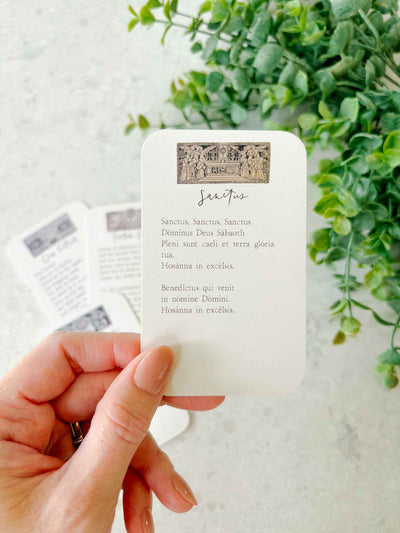 Oremus Latin Prayer Card Collection