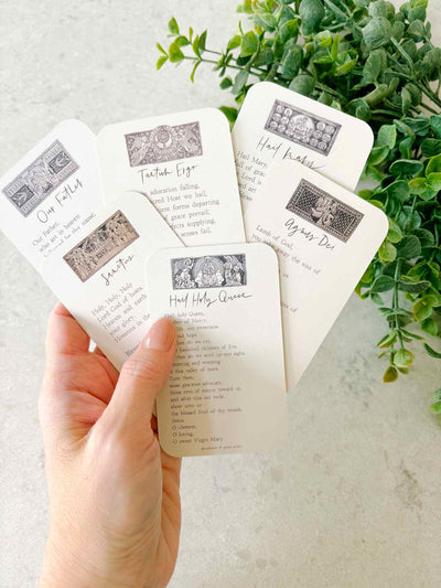 Oremus Latin Prayer Card Collection