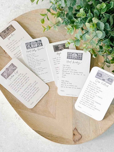 Oremus Latin Prayer Card Collection
