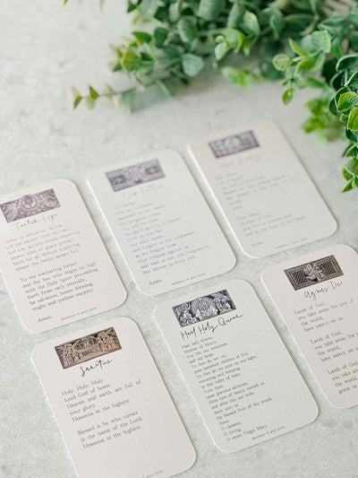 Oremus Latin Prayer Card Collection