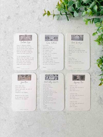 Oremus Latin Prayer Card Collection