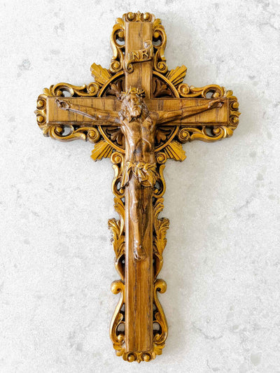 Ornate Crucifix - Gold