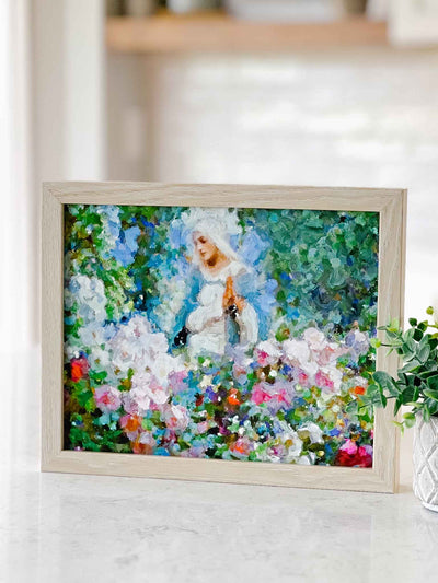 Our Lady Among the Flowers