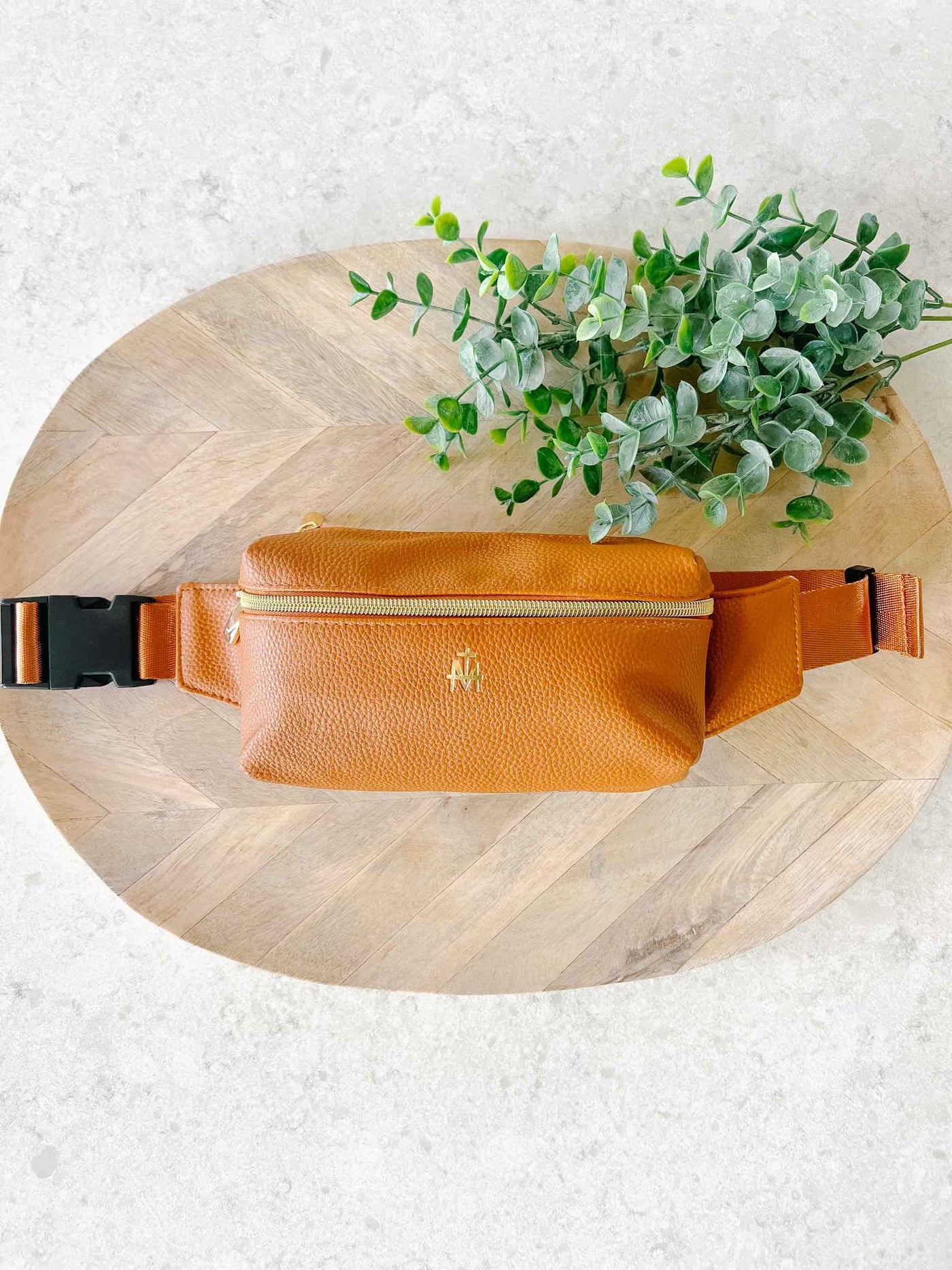 Clare V. Leather Belt Bag in Black