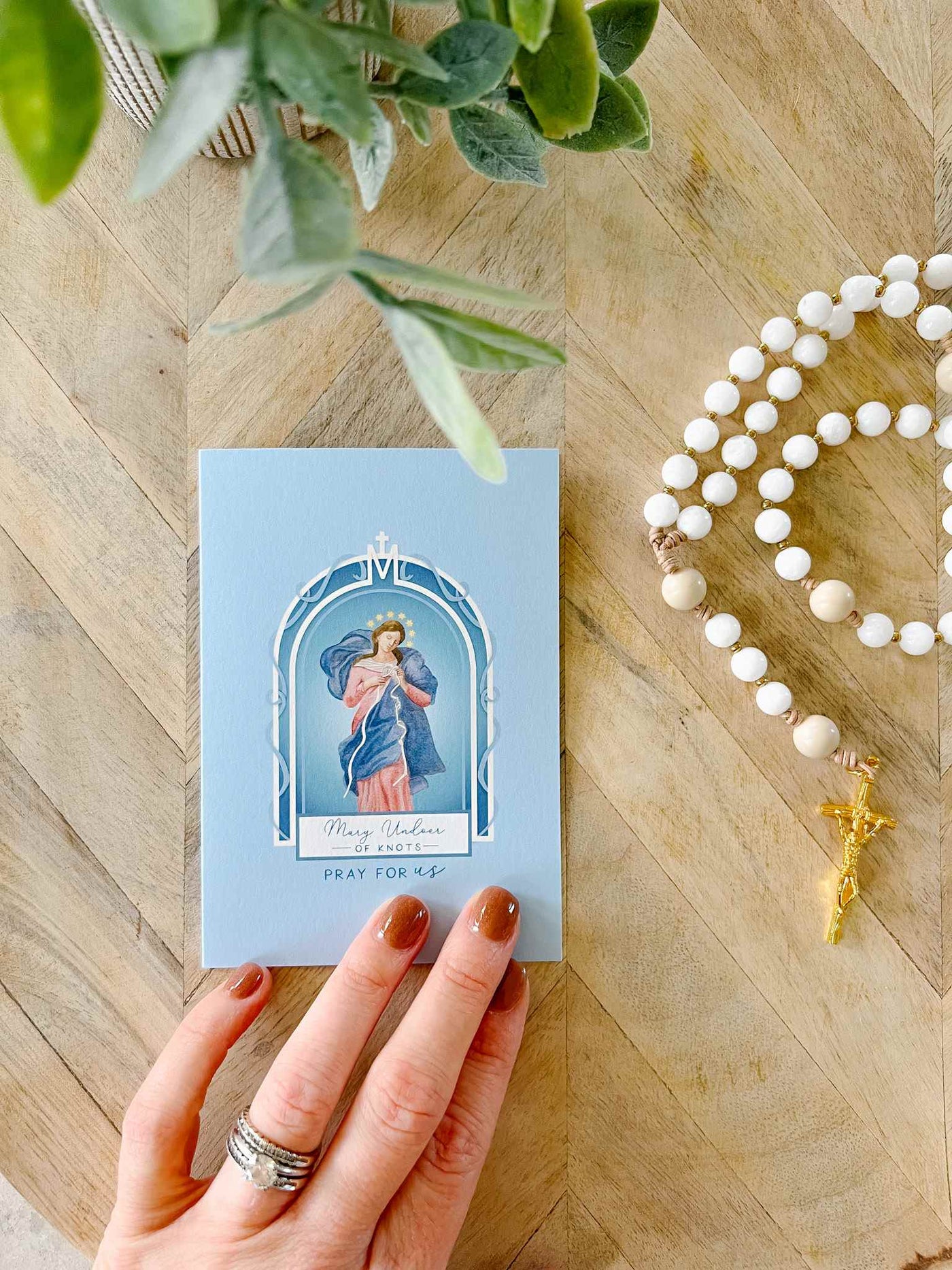 Our Lady Undoer of Knots - Prayer Card