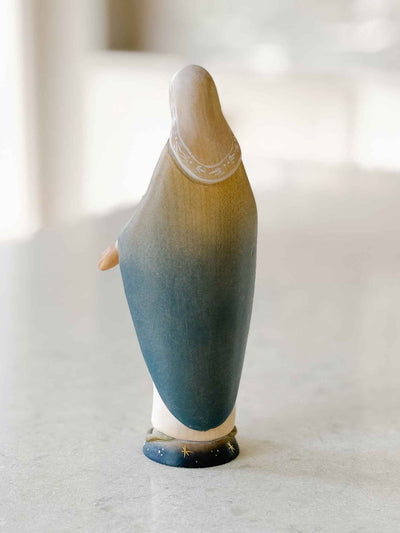Our Lady of Grace - Painted Wooden Statue