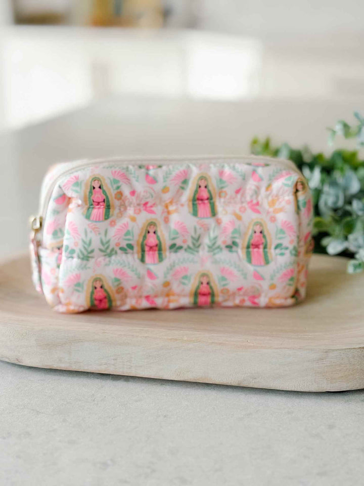 Our Lady of Guadalupe Puffer Pouch