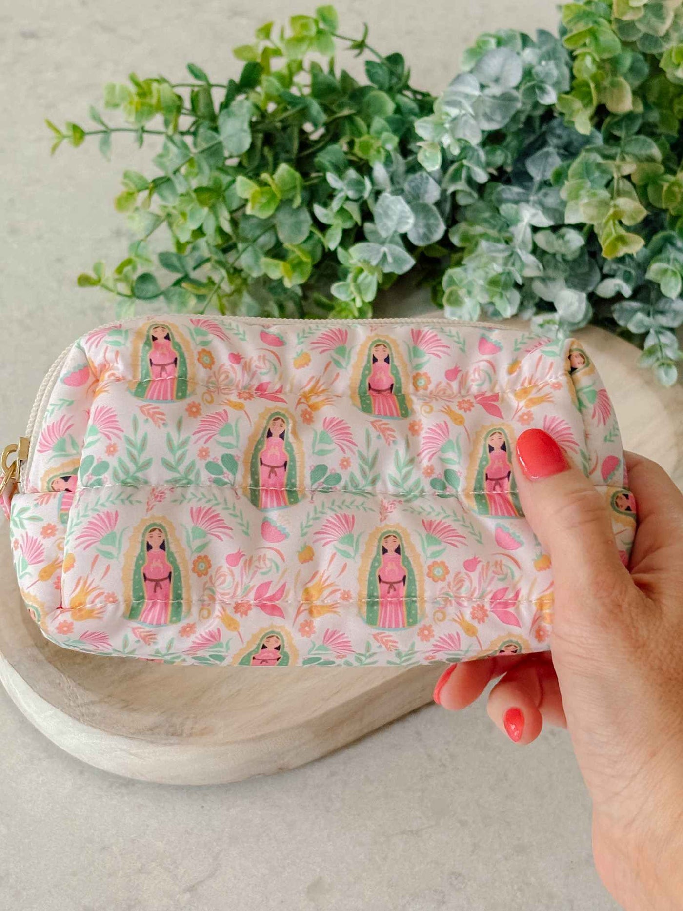 Our Lady of Guadalupe Puffer Pouch
