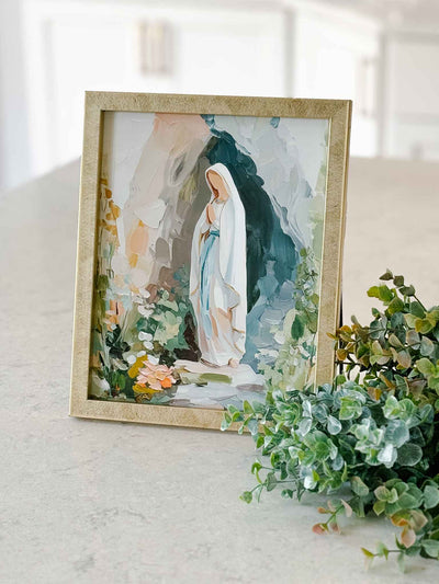 Our Lady of Lourdes - Modern Art Print